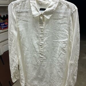 Lot of 5 Talbots Women’s Tops. 3 are Linen and 2 are Cotton